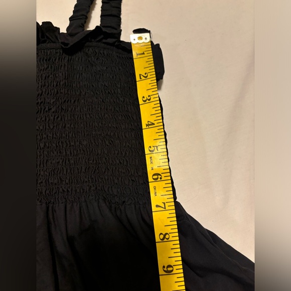 Topshop smocked peplum, open back section top, M - Picture 8 of 11